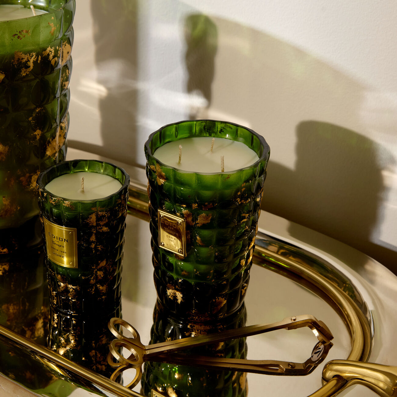 Iris Green Scented Candle 500G edion iris green scented candle 500g