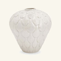Coquille Vase White villari coquille vase white