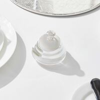 christofle marly butter dish silver plated
