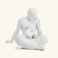 lladro the father sculpture small white