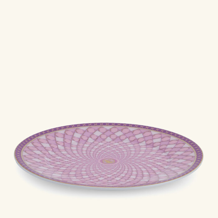 rosenthal signum rose plate round pink 18cm
