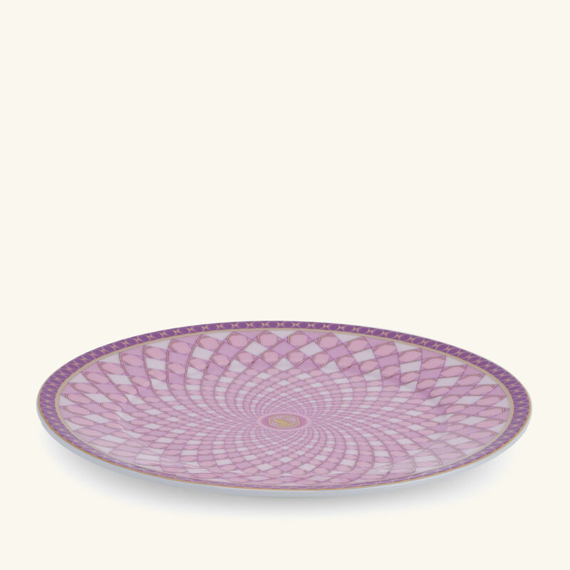 rosenthal signum rose plate round pink 18cm