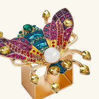 kim seybert glam fly napkin ring set of 4
