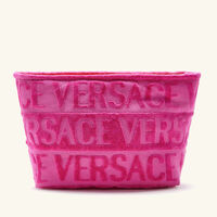 versace barocco wash bag pink