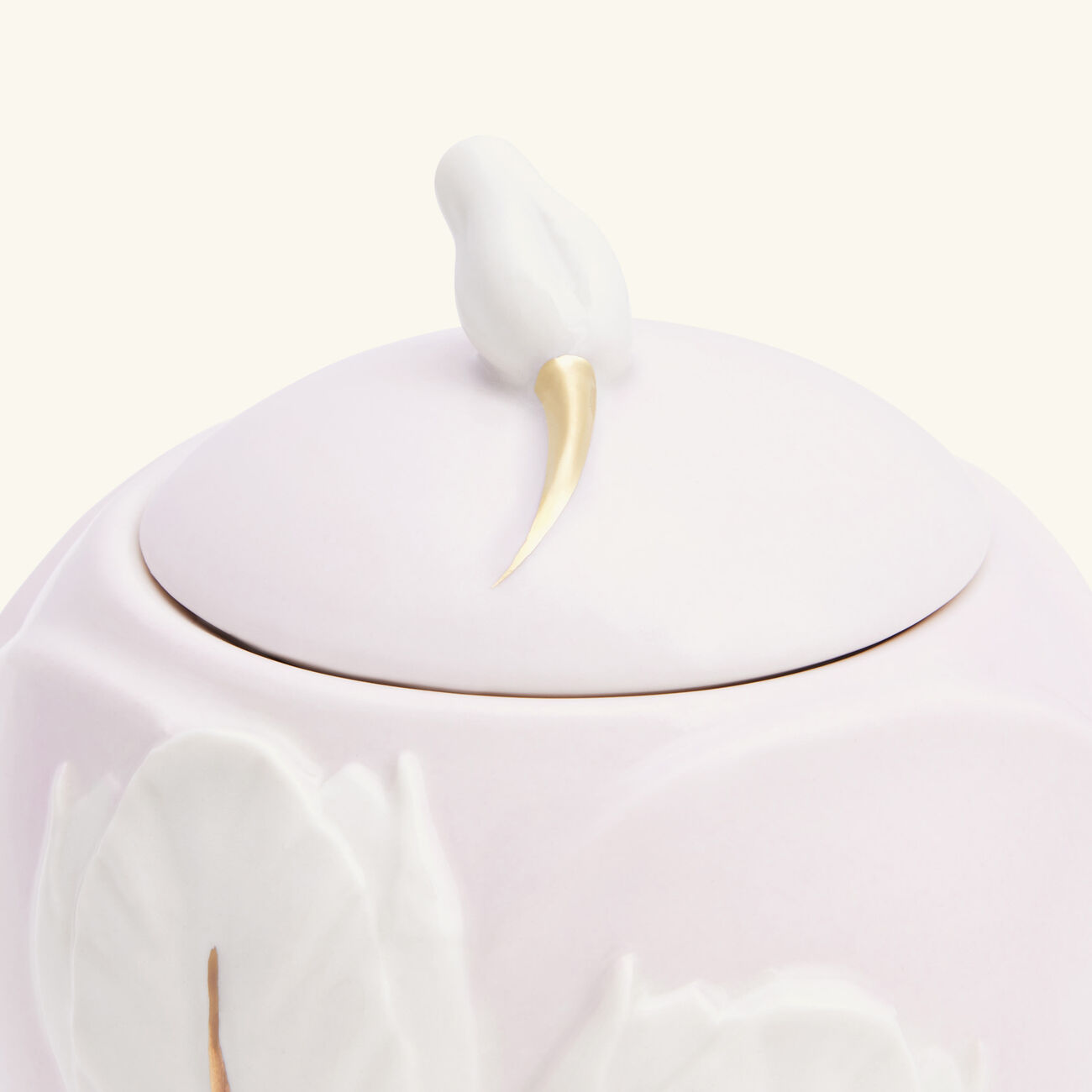 villari tulip sugar bowl pink