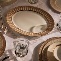 haviland cavalier royal serving platter oval gold 40cm