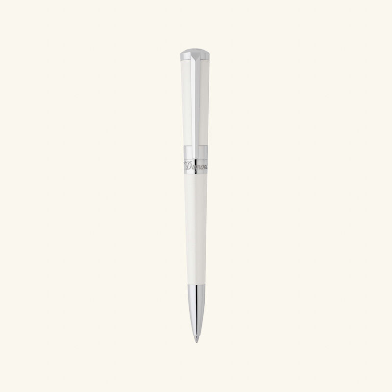 st dupont liberte ballpoint pen white