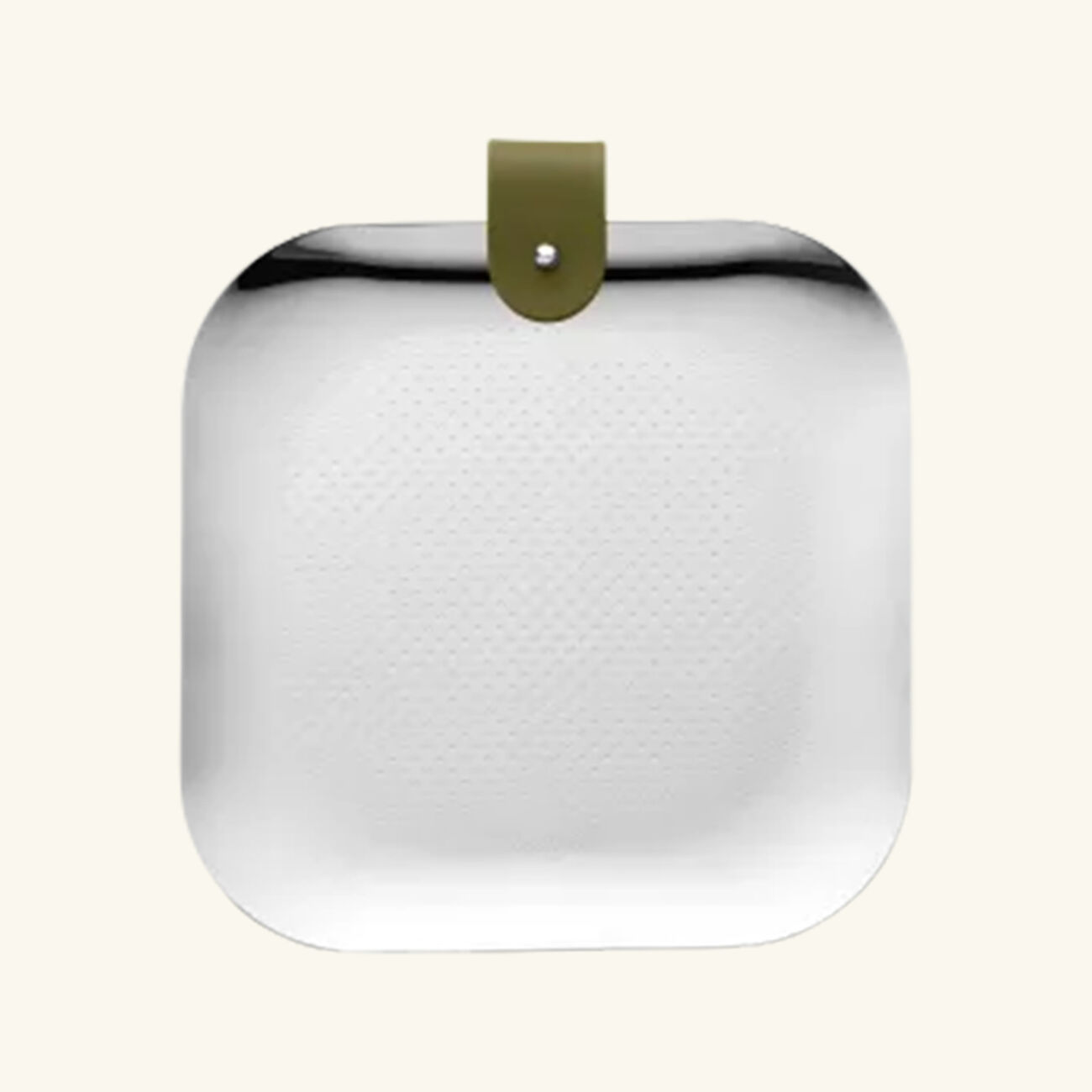 christofle club trinket tray square stainless steel