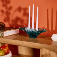 daum maya candelabra blue