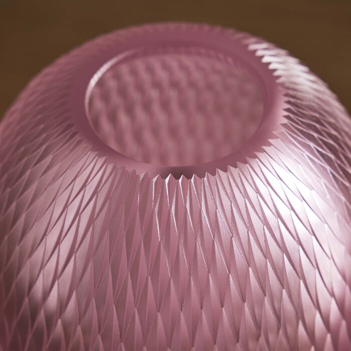 ruckl metamorphosis vase round medium pink