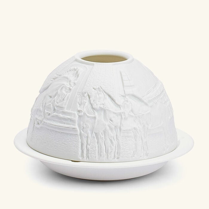 bernardaud revesrie equestre lithophanie