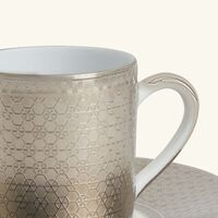 برناردو فنجان القهوة ديفاين مع صحنه رمادي