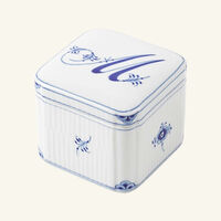 royal copenhagen alphabet collection m bonbonniere box white