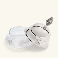 christofle malmaison butter dish silver plated 8cm
