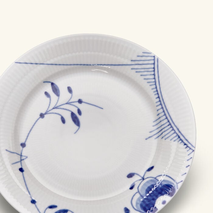 Blue Mega 2 Dessert Plate Round White 22cm royal copenhagen blue mega 2 dessert plate round white 22cm