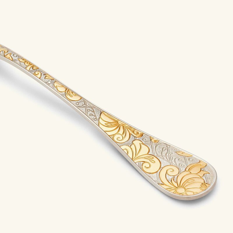 christofle jardin d eden dinner fork gold