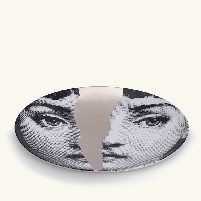 fornasetti tema e variazioni no 10 wall plate silver