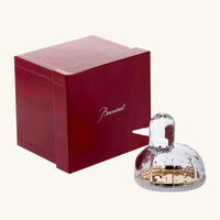 baccarat zoo duck jewelry box clear