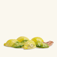 les ottomans lemon sculpture small yellow