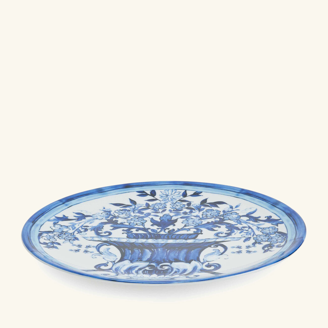 dolce gabbana casa blu mediterraneo charger plate round 31cm