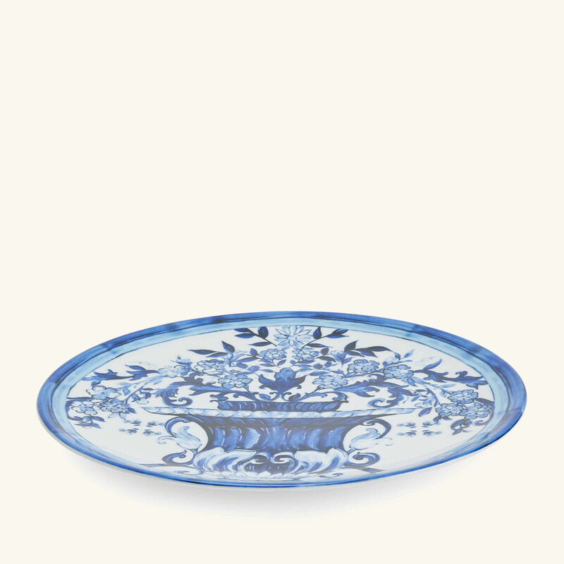 dolce gabbana casa blu mediterraneo charger plate round 31cm