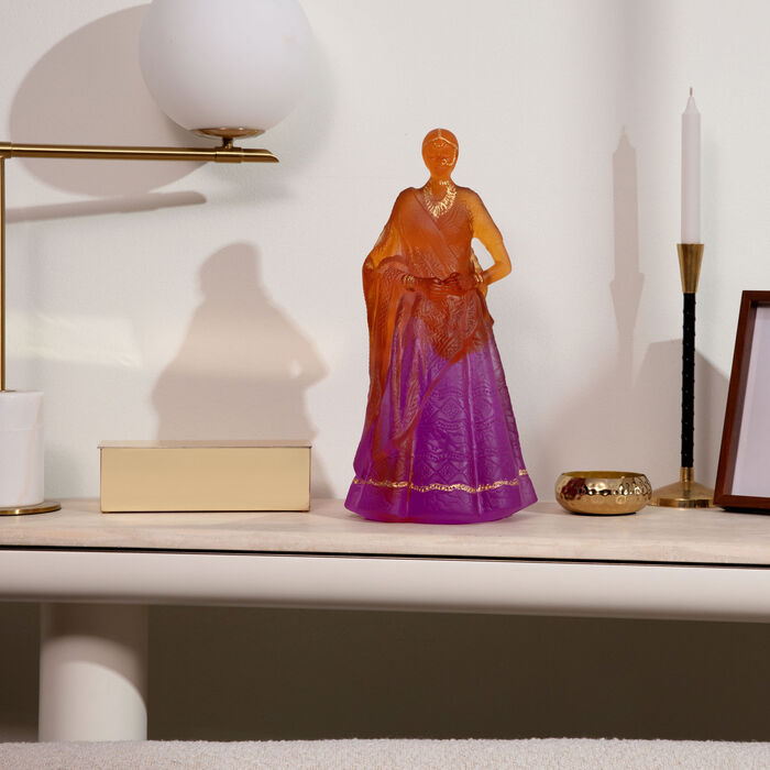 Rani Padmini Paul Beckrich Figurine Limited Edition Orange daum rani padmini paul beckrich figurine limited edition orange