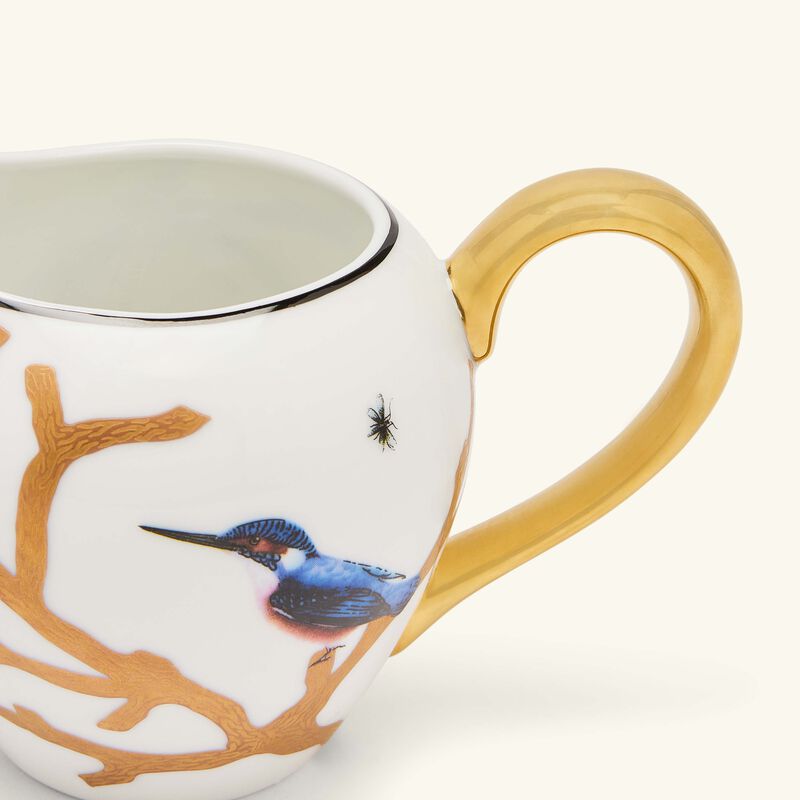 Aux Oiseaux Milk Pitcher Gold bernardaud aux oiseaux milk pitcher gold