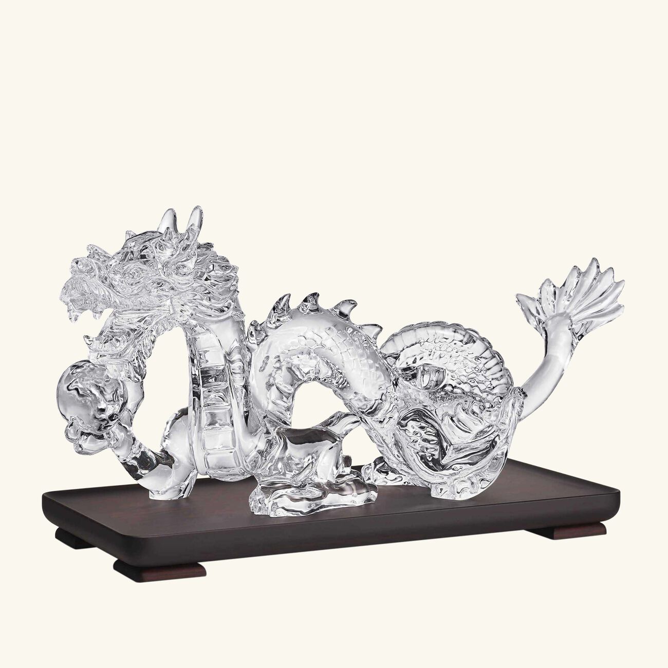 baccarat zodiaque dragon figurine medium clear limited edition