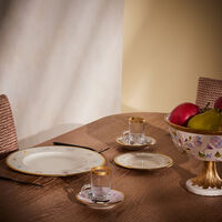 villari butterfly dinner plate