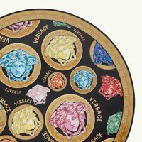 versace medusa amplified charger plate round 33cm