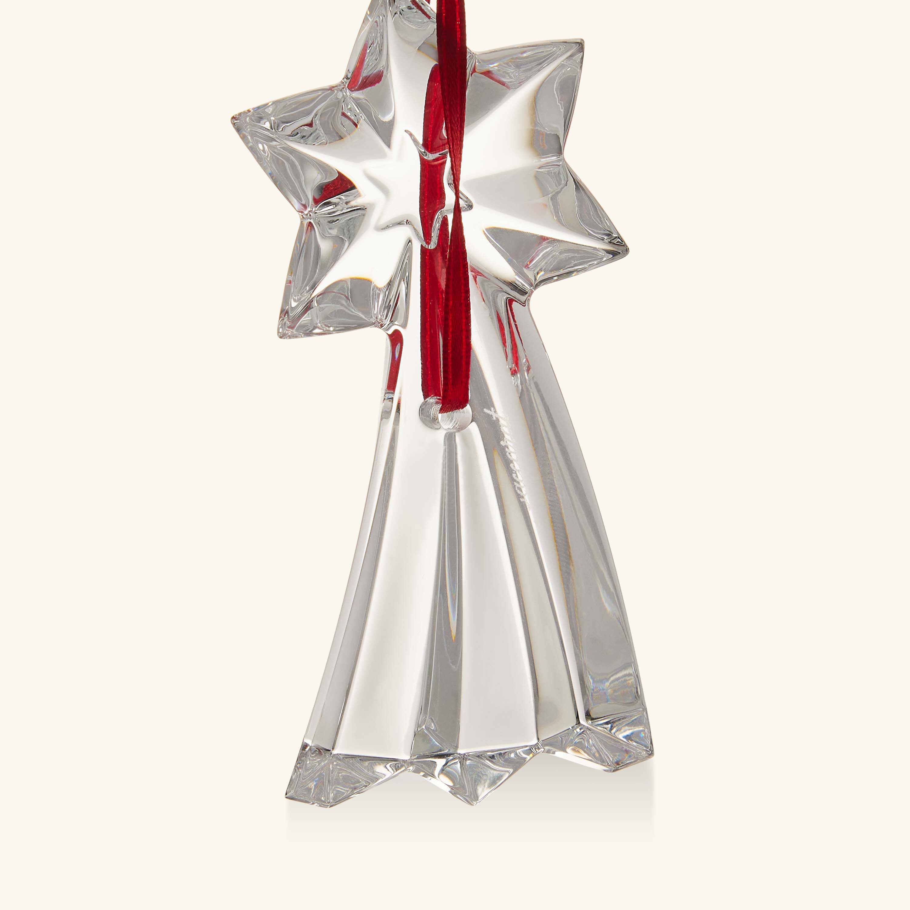 Baccarat Noël Shooting Star Ornament 2024 Mini Clear
