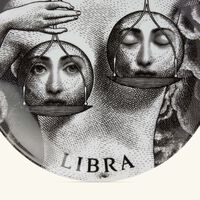 fornasetti tema e variazioni no 354 libra wall plate