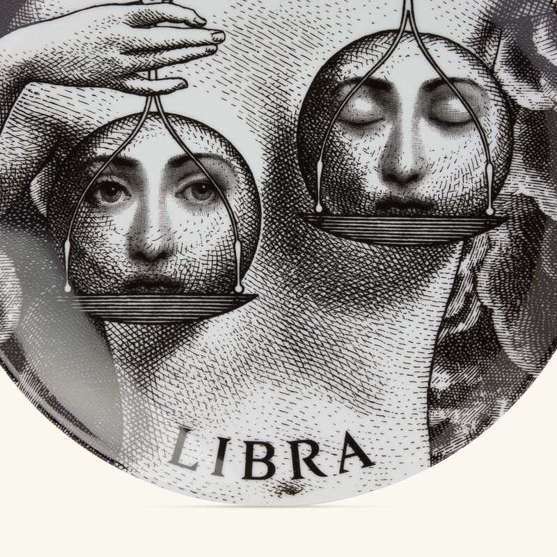 fornasetti tema e variazioni no 354 libra wall plate