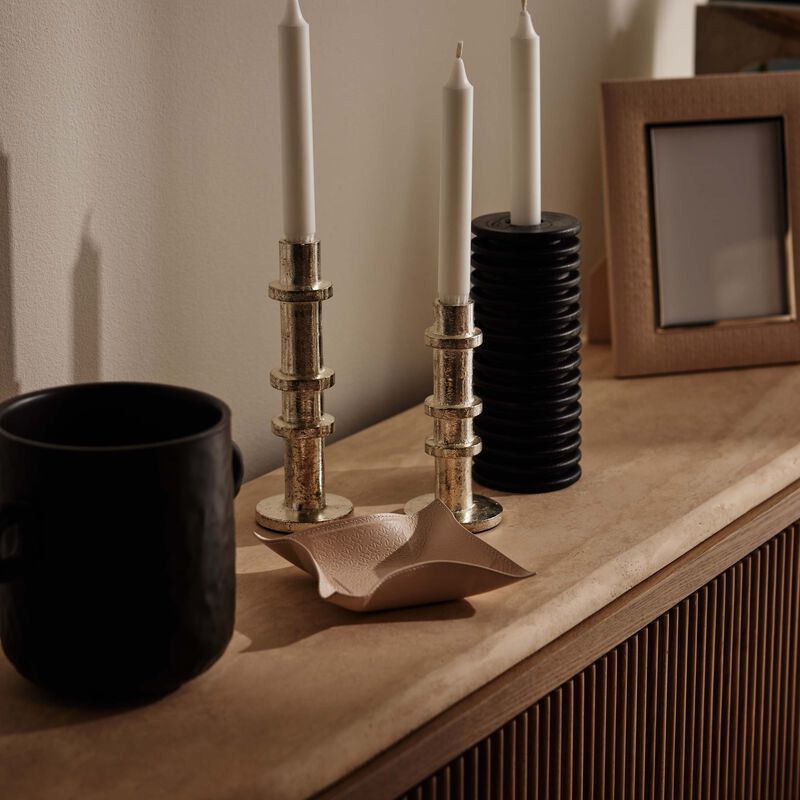 Elie Saab Monogram Trinket Tray Square Small Torrone Beige giobagnara elie saab monogram trinket tray square small torrone beige
