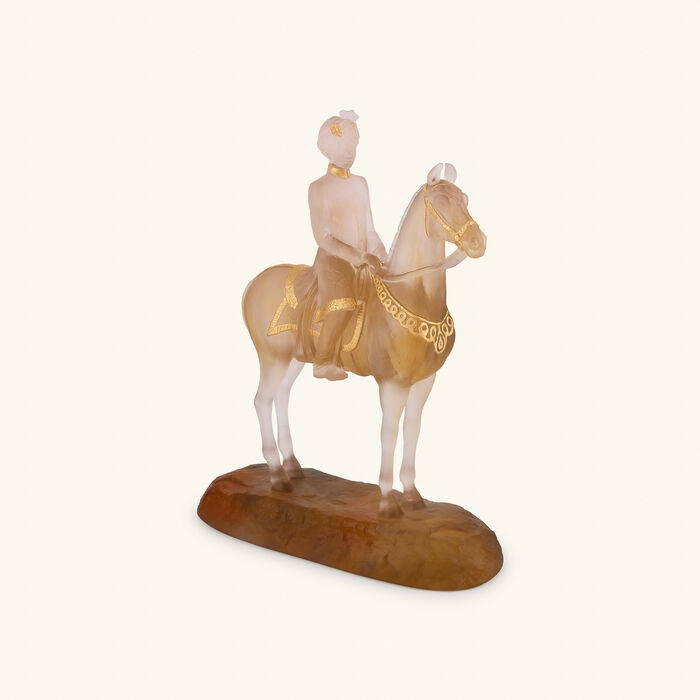 Marwari Horseman Sculpture Limited Edition Gold daum marwari horseman sculpture limited edition gold