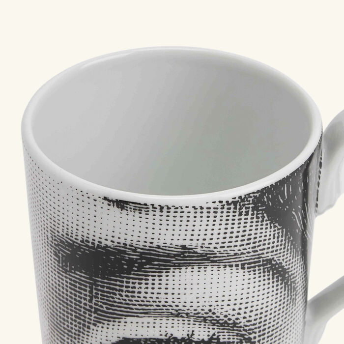 fornasetti occhi mug grey