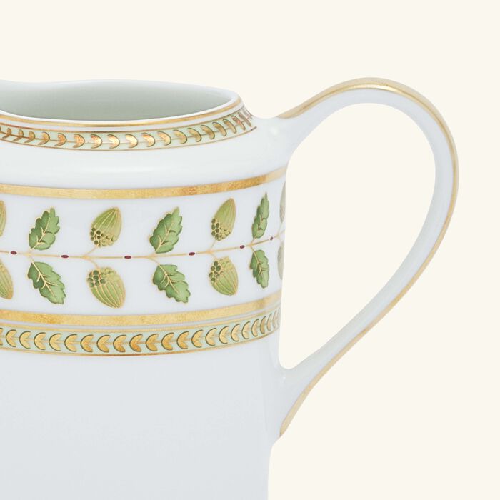 bernardaud constance cream pitcher green