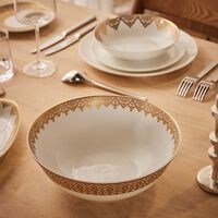 bernardaud venise salad bowl gold 25cm