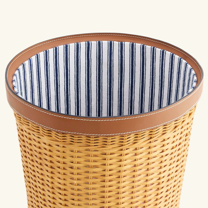 ralph lauren home bailey waste bin brown