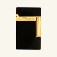 Ligne 2 Lacquered Black Lighter اس تي دوبون ligne 2 lacquered black lighter