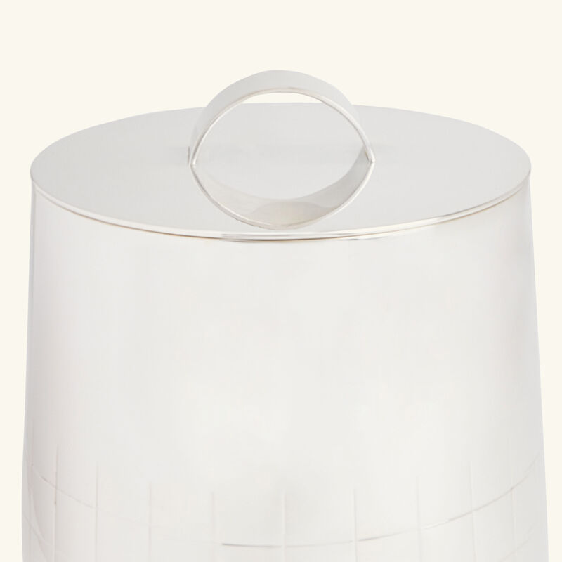 christofle graphik insulated bucket silver plated