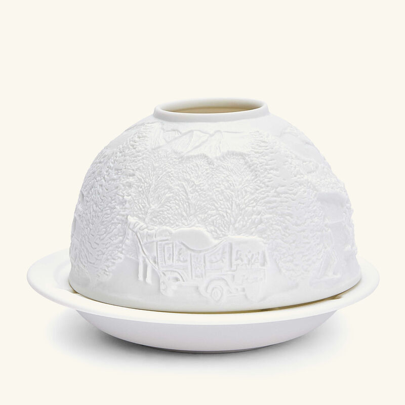 bernardaud mountain lithophanie