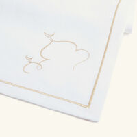 catherine denoual alcazar napkin white