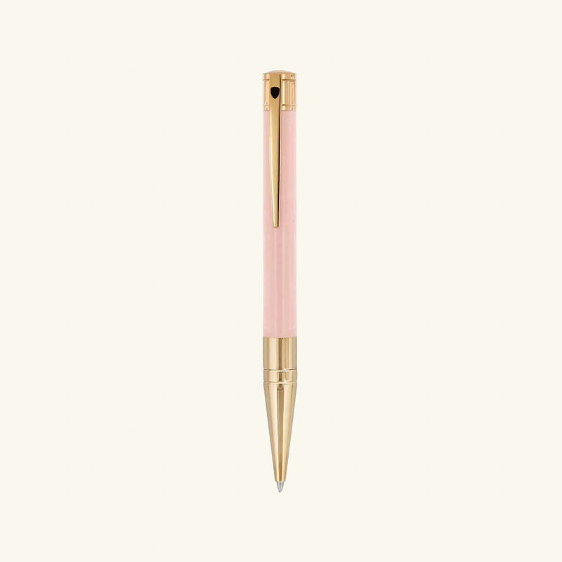 D-Initial Ballpoint Pen Pink st dupont d initial ballpoint pen pink
