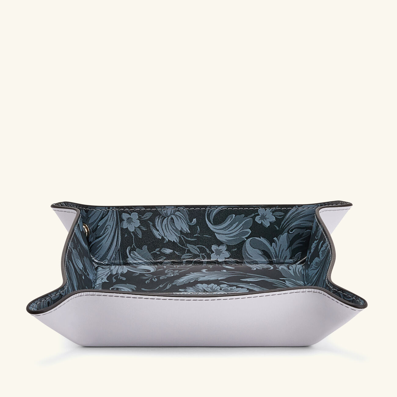 versace barocco trinket tray square small grey