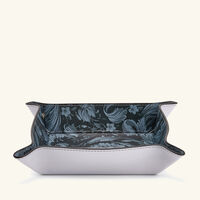 versace barocco trinket tray square small grey