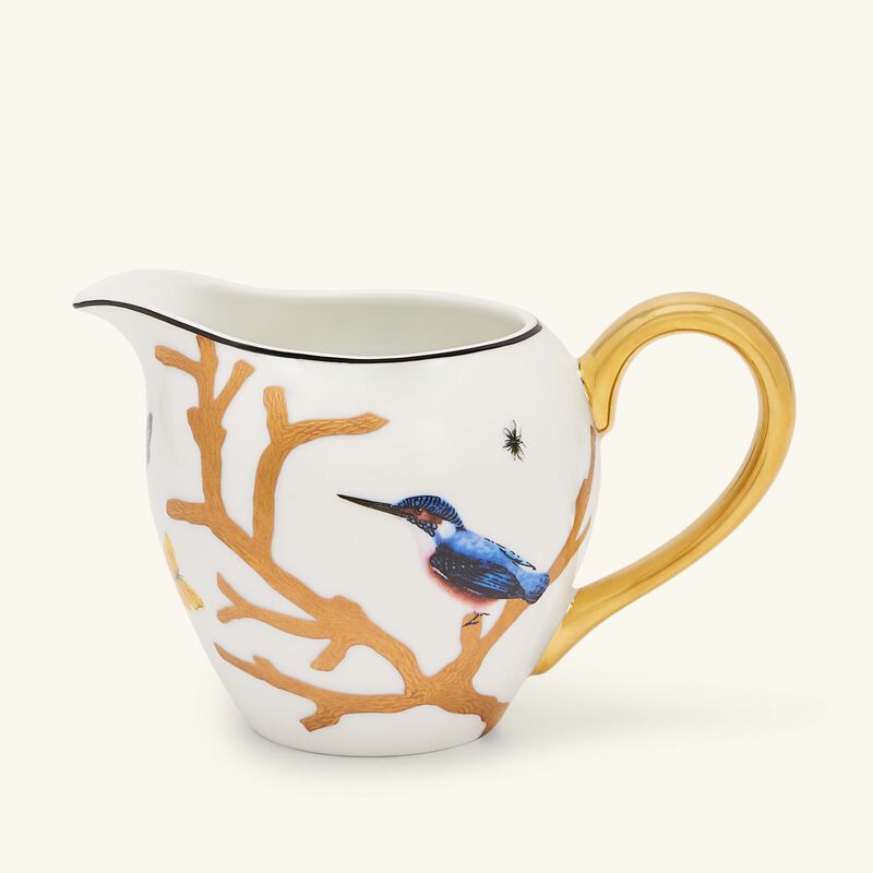 Aux Oiseaux Milk Pitcher Gold bernardaud aux oiseaux milk pitcher gold
