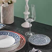 ginori 1735 labirinto blue bread plate blue