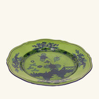 ginori 1735 oriente italiano malachite dinner plate round green 26cm
