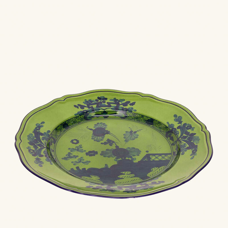 Oriente Italiano Malachite Dinner Plate Round Green 26cm ginori 1735 oriente italiano malachite dinner plate round green 26cm